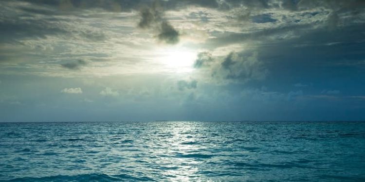 Sky over the ocean